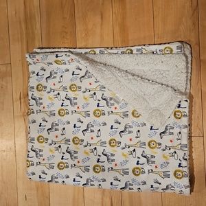 Sherpa baby blanket